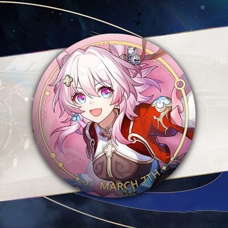 Trò Chơi Honkai: Star Rail Game Jiao Qiu Boothill Yunli Aventurine Firefly Dễ Thương Manga Chân Trâm Cài Cosplay Chân Phụ Kiện Thời Trang Bộ Sưu Tập Huy Hiệu
