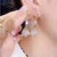 Bông tai Opal cao cấp Bông tai Thiết kế thích hợp Người ảnh hưởng khí quyển Thời trang Bông tai phù hợp 2024 Phong cách mới Hợp thời trang