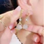 Bông tai Opal cao cấp Bông tai Thiết kế thích hợp Người ảnh hưởng khí quyển Thời trang Bông tai phù hợp 2024 Phong cách mới Hợp thời trang