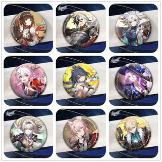 Trò Chơi Honkai: Star Rail Game Jiao Qiu Boothill Yunli Aventurine Firefly Dễ Thương Manga Chân Trâm Cài Cosplay Chân Phụ Kiện Thời Trang Bộ Sưu Tập Huy Hiệu