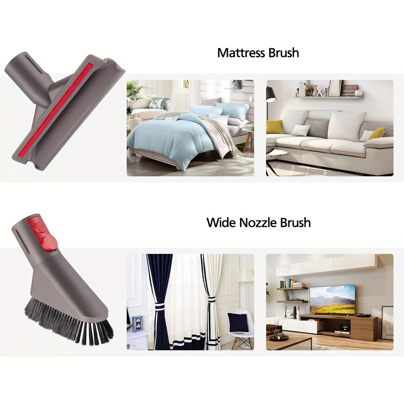 Phụ Kiện Kèm Bộ Cho Dyson V15 V8 V11 V10 V7 Máy Hút Bụi Phụ Kiện Gói Bàn Chải Thay Thế Nệm Dụng Cụ