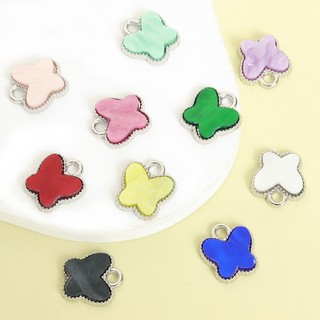 10 Bùa Bướm Acrylic Nhiều Màu - Lý Tưởng Cho Vòng Tay, Dây Chuyền, Bông Tai, Móc Khóa Thủ Công Thủ Công Và Dự Án Mặt Dây Hợp Kim - Hoàn Hảo Cho Các Nhà Làm Trang Sức