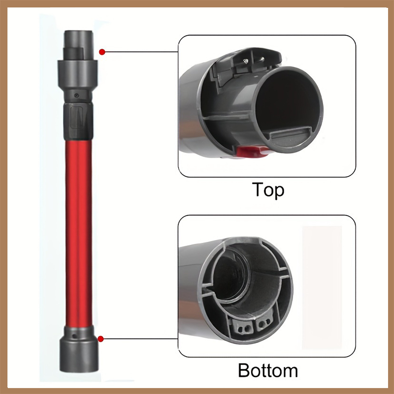 Cây đũa phép mở rộng Ống phát hành nhanh cho Dyson V7 V8 V10 V11 V15 Máy hút bụi không dây Chiều dài có thể điều chỉnh 45cm đến 68cm Thanh nối dài bằng kính thiên văn Phụ kiện ống cây đũa phép