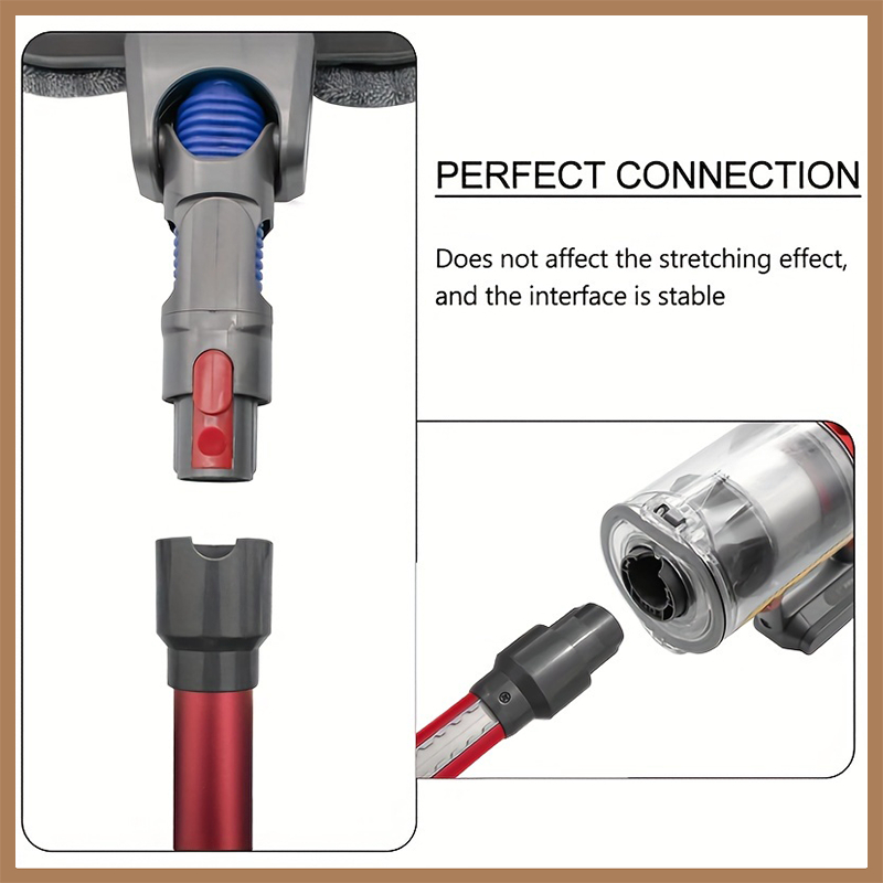 Cây đũa phép mở rộng Ống phát hành nhanh cho Dyson V7 V8 V10 V11 V15 Máy hút bụi không dây Chiều dài có thể điều chỉnh 45cm đến 68cm Thanh nối dài bằng kính thiên văn Phụ kiện ống cây đũa phép
