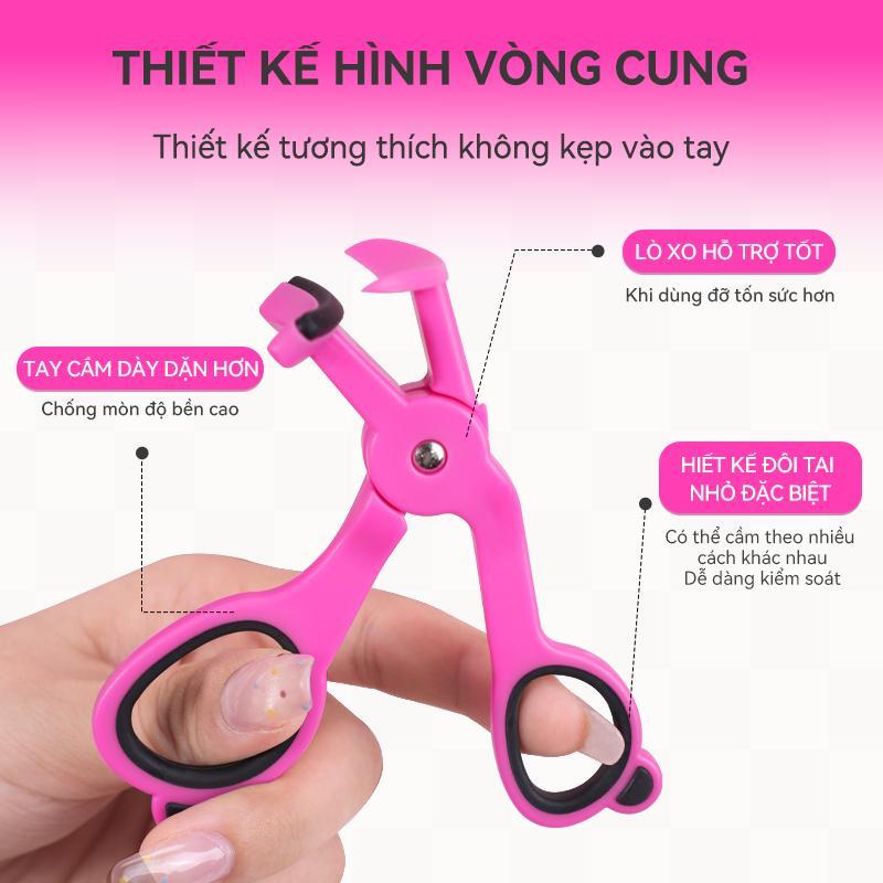 Pinkpunk Curler lông mi góc không chết 360 ° không chết mà không có mí mắt