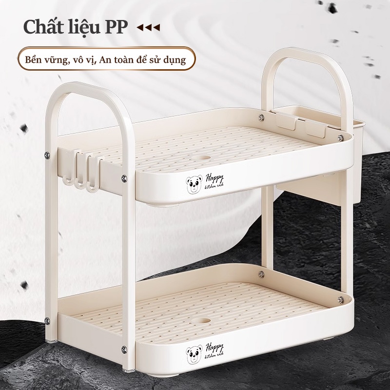 Cambond Khay úp ly, kệ úp cốc 1/2 Tầng đa năng Món Ăn Giá Phơi Cốc Có Giá Để Đồ Nhà Bếp Có Giá Để Đồ Có Thể Tháo Rời Cốc