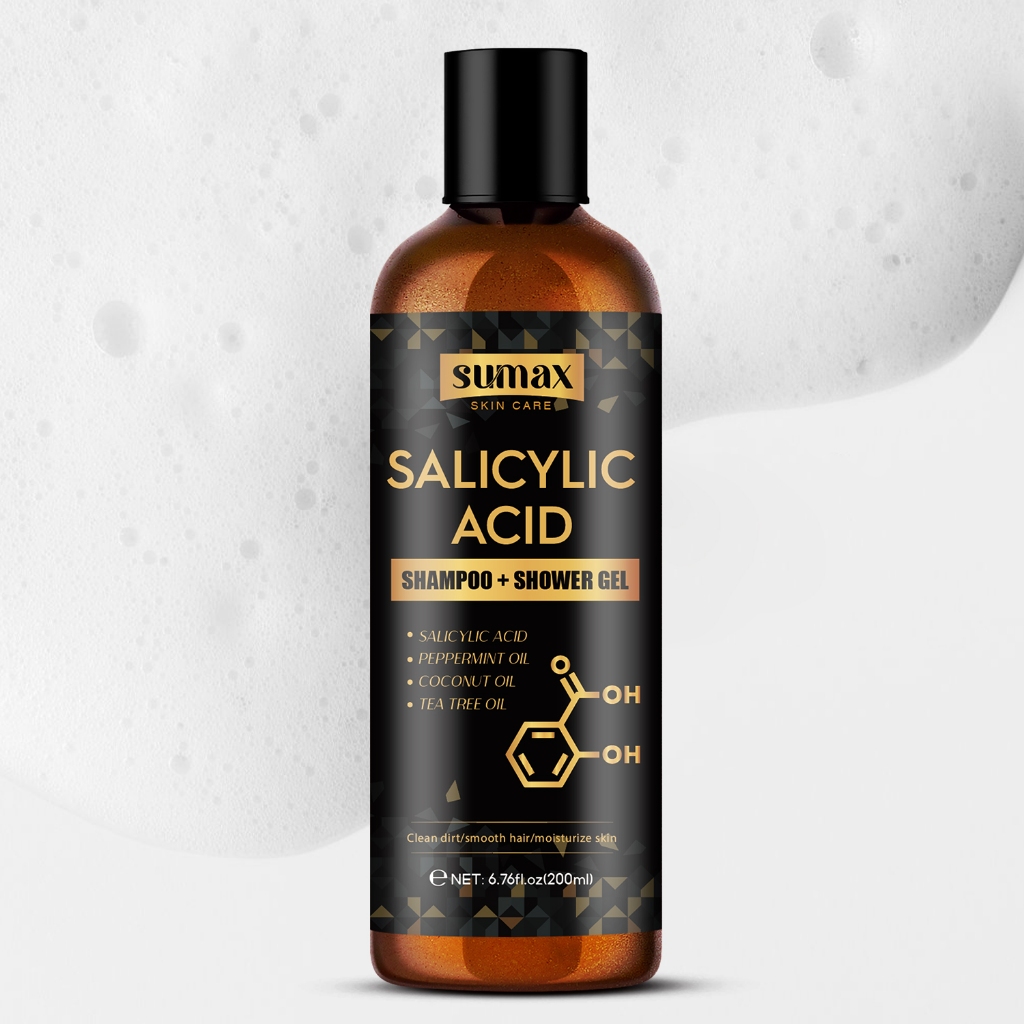 Ảnh Sữa tắm 2 trong 1 Sumax Salicylic acid 200ml sữa tắm nam dưỡng ẩm cho da, làm sạch da và để lại hương thơm cơ thể làm dịu cơ thể và tâm trí 4