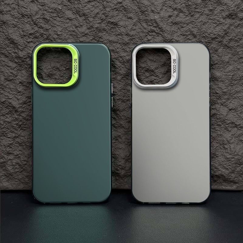 Phong Cách Mới Đơn Giản Thời Trang Màu Trơn Frosting Case Tecno Camon 20 Pro 30 4G 5G Vỏ Bảo Vệ Chống Sốc