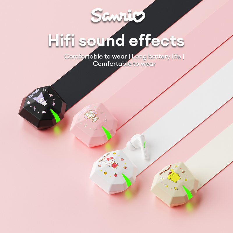 Tai nghe Bluetooth Sanrio BL56 Không trì hoãn khử tiếng ồn Bluetooth 5. ...