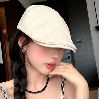 Mũ nồi họa sĩ màu trơn dành cho nữ Mũ nồi phong cách cổ điển kiểu Anh dành cho nữ Cô gái
