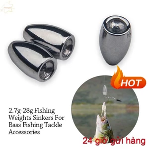 Awngd 1 / 2 / 5 Chiếc Câu Cá Vonfram Rơi Chất Lượng Cao Nóng 2.7g-28g Trọng Lượng Bổ Sung Phát Hành Nhanh Dây Đúc Chìm