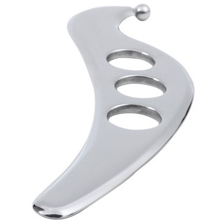 Dụng cụ cạo mát xa guasha bằng thép không gỉ tiện lợi dụng cụ làm thon chân guasha scraping massager