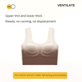 Áo ngực thể thao đàn hồi cao với khóa sau 78% vải thun 22% chất liệu spandex