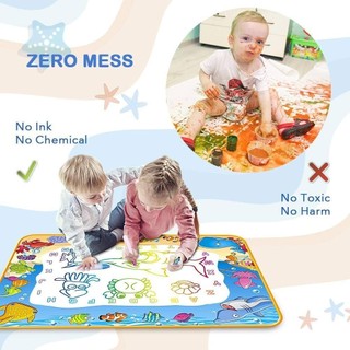 Thảm vẽ nước cho bé Magic Aqua Doodle Mat Set Magic Canvas Tranh viết Thảm lót Đồ chơi trẻ em