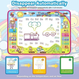 Thảm vẽ nước cho bé Magic Aqua Doodle Mat Set Magic Canvas Tranh viết Thảm lót Đồ chơi trẻ em