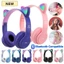Tai Nghe Chụp Tai deerlu05 P47M Họa Tiết Chú Mèo Dễ Thương Tai Nghe Bluetooth Mz47 P47m Kèm Mic Dung Lượng Pin Bass