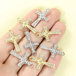 10 Chiếc Phong Cách Đường Phố Châu Âu Và Mỹ Đeo Chéo Quyến Rũ Với Kim Cương Giả Sáng Bóng - Phụ Kiện Thời Trang Cho Mọi Dịp Tôn Giáo Nam Nữ Vòng Cổ Bông Tai Móc Khóa Mặt Dây Hợp Kim DIY