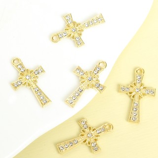 10 Chiếc Phong Cách Đường Phố Châu Âu Và Mỹ Đeo Chéo Quyến Rũ Với Kim Cương Giả Sáng Bóng - Phụ Kiện Thời Trang Cho Mọi Dịp Tôn Giáo Nam Nữ Vòng Cổ Bông Tai Móc Khóa Mặt Dây Hợp Kim DIY