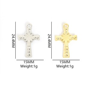 10 Chiếc Phong Cách Đường Phố Châu Âu Và Mỹ Đeo Chéo Quyến Rũ Với Kim Cương Giả Sáng Bóng - Phụ Kiện Thời Trang Cho Mọi Dịp Tôn Giáo Nam Nữ Vòng Cổ Bông Tai Móc Khóa Mặt Dây Hợp Kim DIY