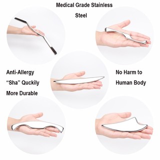 Dụng cụ Suolaer mát xa cơ bắp bằng thép không gỉ IASTM tool Dụng cụ thư giãn cơ bắp toàn thân