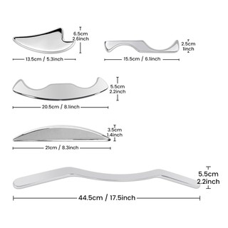 Dụng cụ Suolaer mát xa cơ bắp bằng thép không gỉ IASTM tool Dụng cụ thư giãn cơ bắp toàn thân