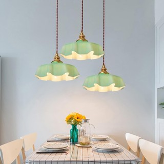 AIMI MACARON KÍNH CHỤP ĐÈN PHÒNG KHÁCH RETRO ĐÈN CHÙM HÌNH HOA PHÁP KEM PHONG CÁCH THANH CAFE ĐÈN TRANG TRÍ THÍCH HỢP CHO NHÀ BẾP ĂN
