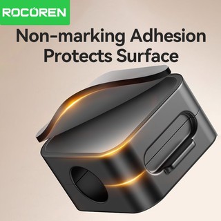 Rocoren 6 Chiếc Vuông Từ Cáp Kẹp Để Bàn Quản Lý Cáp Dính Dây Giữ Dây Giữ Người Tổ Chức Cho Văn Phòng Tại Nhà