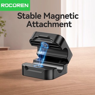 Rocoren 6 Chiếc Vuông Từ Cáp Kẹp Để Bàn Quản Lý Cáp Dính Dây Giữ Dây Giữ Người Tổ Chức Cho Văn Phòng Tại Nhà