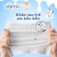 GAIFEEL Gói 3 Món Khăn Lau Ướt Cho Bé 80 Tờ / Gói (Hương Sữa)