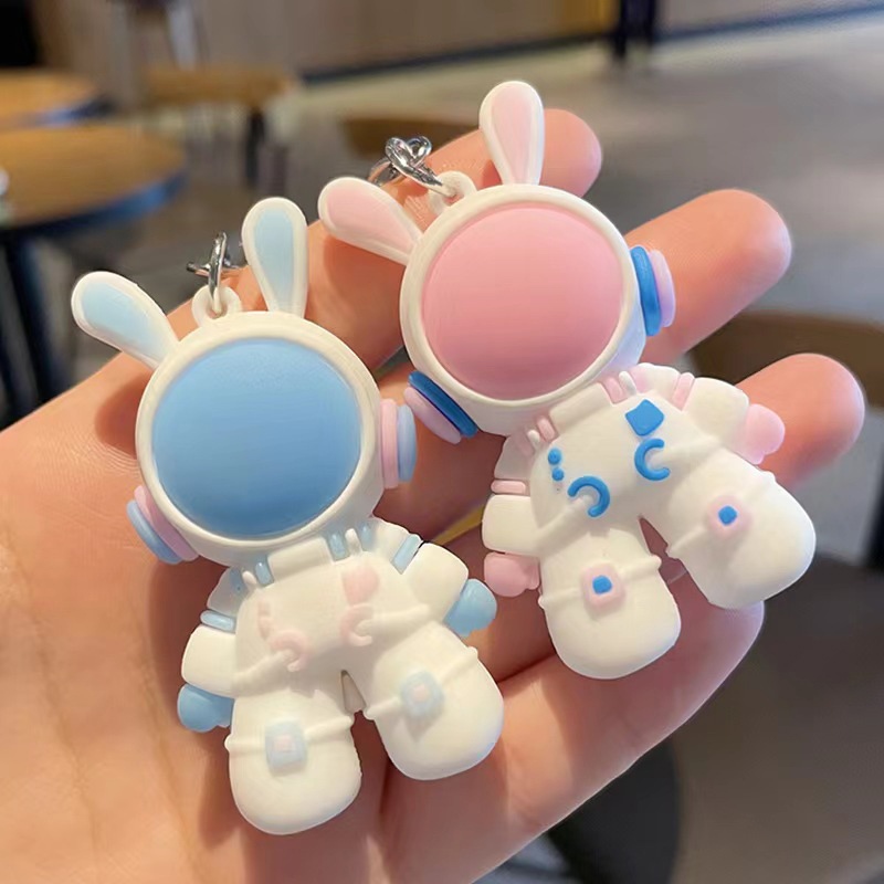 💕Dreamy💕Móc khóa thỏ kiểu dáng phi hành gia cute
