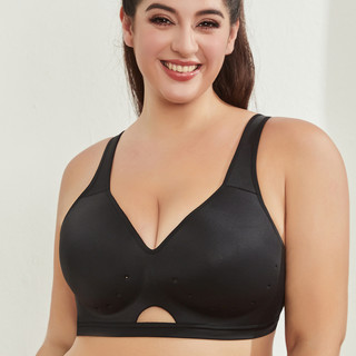 Mới M-6XL Kích thước lớn có thể điều chỉnh Bra cho phụ nữ Màu sắc siêu mỏng liền mạch cộng với kích thước Bra đầy đủ Che phủ Smooth Air Cup Mềm không dây Push Up Bra Side Hỗ trợ Chất béo Chống sốc Anti-Drop Bra Breathable Thoải mái Đồ lót