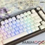 135 Phím Mờ Thạch Pha Lê Keycaps PC Phun Hai Màu Tương Tự OEM Profile Jelly Pudding Cho 61 / 68 / 75 / 84 / 87 / 108 Bàn Phím Cơ Cross Axis Keycaps