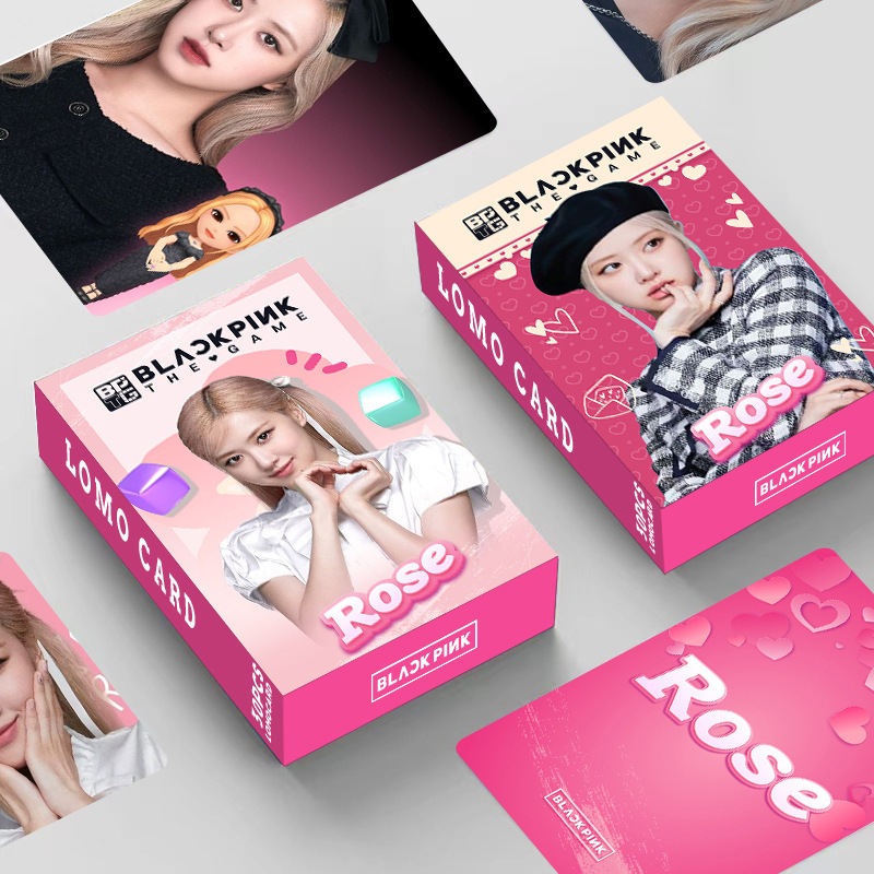 Blackpink 55 Pcs Lomo Photocard Jisoo Jennie Rosé Lisa Photo