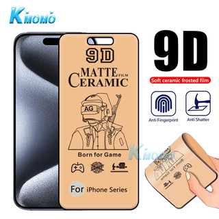 Kính cường lực gốm dẻo Chống vân , siêu mỏng, siêu dẻo không sứt mẻ cho iPhone 17 Air 16 16e 15 14 13 12 Mini 11 Pro X Xr Xs Max 8 7 6 6s Plus