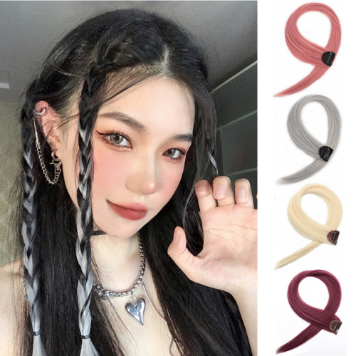 ✨✨Tóc Giả Dạng Kẹp Thẳng Dài Màu Gradient Phong Cách Hàn Quốc