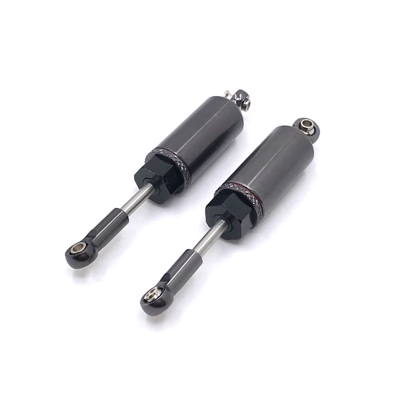 Amortisseurs Métal Pour WLtoys 1/12 – 4 Pièces (2 Avant + 2 Arrière) – Compatible 12428, 12423, Feiyue – Doré CNC