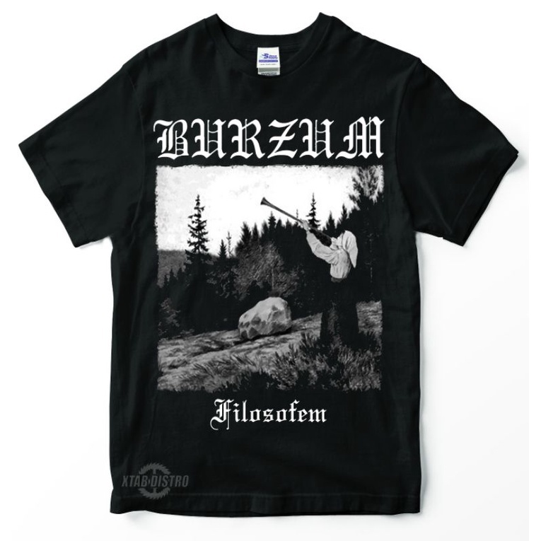 Kaos band burzum Philosophy Áo thun cao cấp burzum _ kaos kim loại