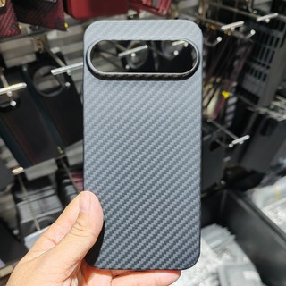 Ốp Điện Thoại Bằng Sợi Carbon Thật Aramid Cho Google Pixel 9 Pro XL 5G Toàn Cầu Siêu Mỏng Chống Rơi Vỏ Chống Sốc Ốp Lưng