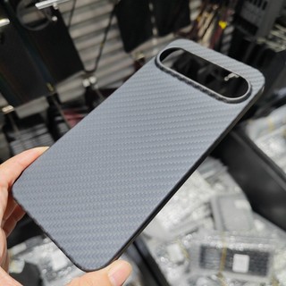 Ốp Điện Thoại Bằng Sợi Carbon Thật Aramid Cho Google Pixel 9 Pro XL 5G Toàn Cầu Siêu Mỏng Chống Rơi Vỏ Chống Sốc Ốp Lưng