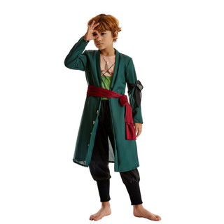 Anime One Piece Roronoa Zoro Trang Phục Cho Trẻ Em Cosplay Phù Hợp Với Các Bữa Tiệc Sân Khấu Halloween Chủ Đề Tiệc