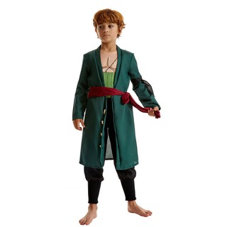 Anime One Piece Roronoa Zoro Trang Phục Cho Trẻ Em Cosplay Phù Hợp Với Các Bữa Tiệc Sân Khấu Halloween Chủ Đề Tiệc
