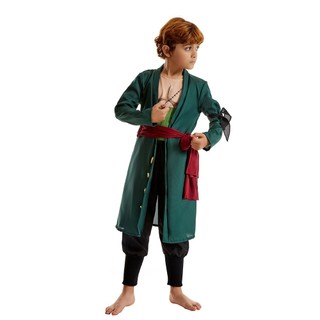 Anime One Piece Roronoa Zoro Trang Phục Cho Trẻ Em Cosplay Phù Hợp Với Các Bữa Tiệc Sân Khấu Halloween Chủ Đề Tiệc