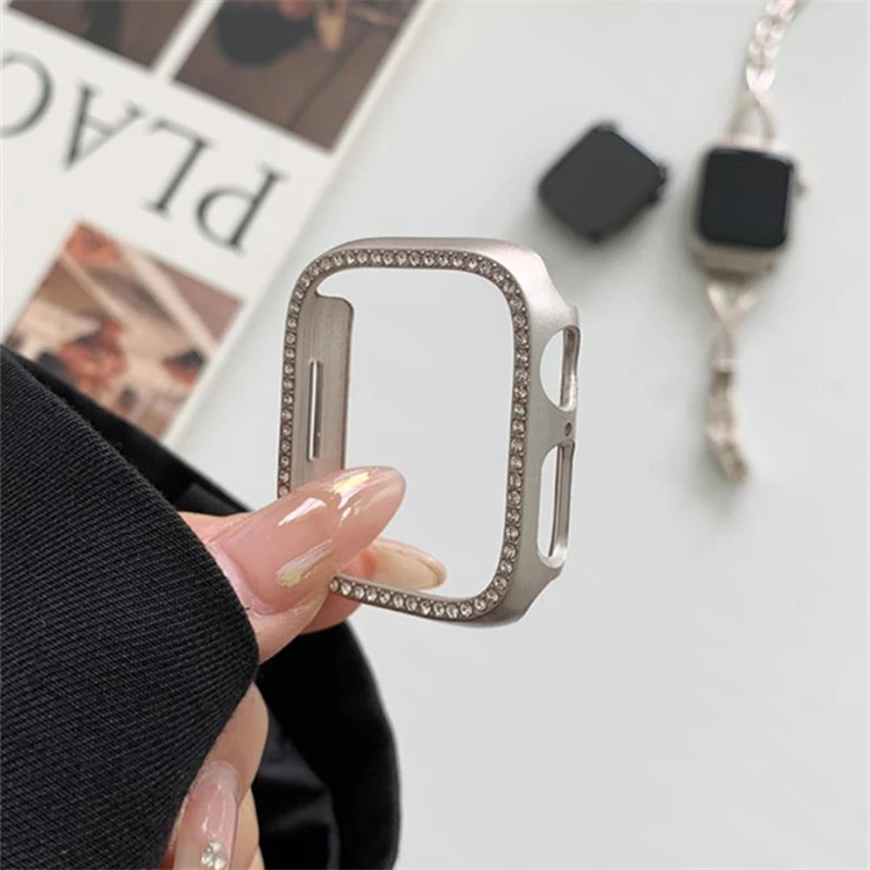 Ốp Bảo Vệ Đính Đá Dành Cho apple watch ultra series s9 s8 s7 6 se 5 4 3 ...