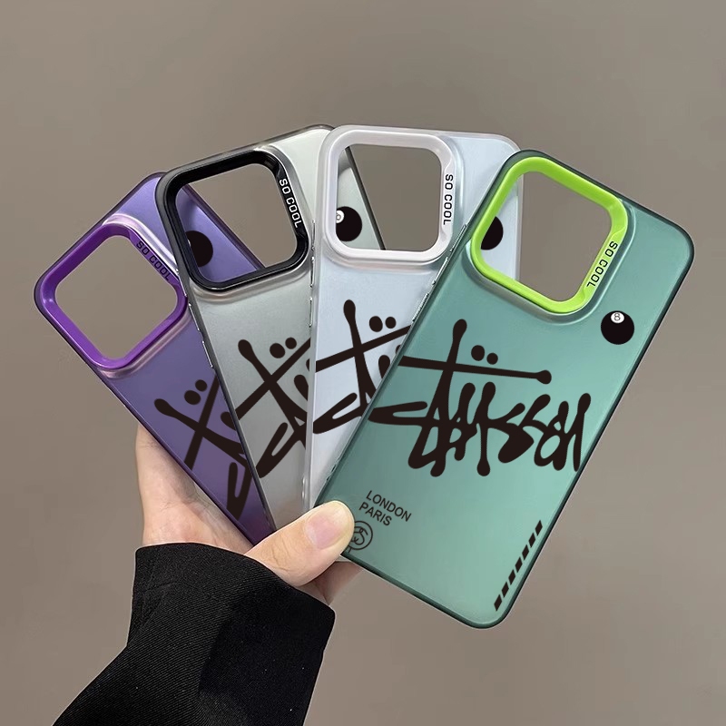 Xu Hướng Thời Trang Tiếng Anh lMD Cool Bida Frosted Acrylic Hard Case Infinix Smart 8 9 10 Plus Pro HD 7 5 Vỏ Điện Thoại Di Động Phụ Kiện Chống Sốc Vỏ Bảo Vệ