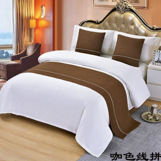 Phong Cách Mới ins Khách Sạn Khăn Đầu Giường Đầu Giường Cao Cấp Đơn Giản B & B Khách sạn Khăn Đầu Giường Màu Trơn Ánh Sáng Sang Trọng Vỏ Giường Đầu Giường