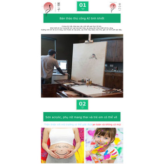 MOZI✨40 * 50cm / 30 * 40cm tranh tô màu theo số tranh số hóa bộ tô màu theo số Phong Cảnh Tự Làm Tranh Sơn Dầu Kỹ Thuật Số Tự Làm Tô Màu Tranh Phong Cảnh Tranh Kỹ Thuật Số Tranh Vẽ Tay Làm Đầy Tranh Acrylic Tranh Trang Trí Nhà Cửa Tranh