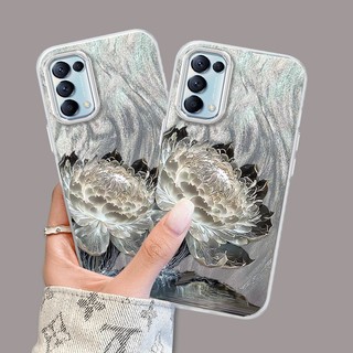 Ốp Lưng Cho OPPO RENO 5 RENO 5K RENO 4 4G TPU Siêu Mỏng Silicon Trong Suốt Lông Vũ Màn Hình Điện Thoại Có Hoạt Hình Và Họa Tiết Sen Đơn Giản Chống Rơi