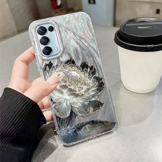 Ốp Lưng Cho OPPO RENO 5 RENO 5K RENO 4 4G TPU Siêu Mỏng Silicon Trong Suốt Lông Vũ Màn Hình Điện Thoại Có Hoạt Hình Và Họa Tiết Sen Đơn Giản Chống Rơi