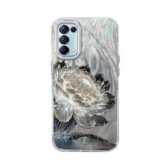 Ốp Lưng Cho OPPO RENO 5 RENO 5K RENO 4 4G TPU Siêu Mỏng Silicon Trong Suốt Lông Vũ Màn Hình Điện Thoại Có Hoạt Hình Và Họa Tiết Sen Đơn Giản Chống Rơi
