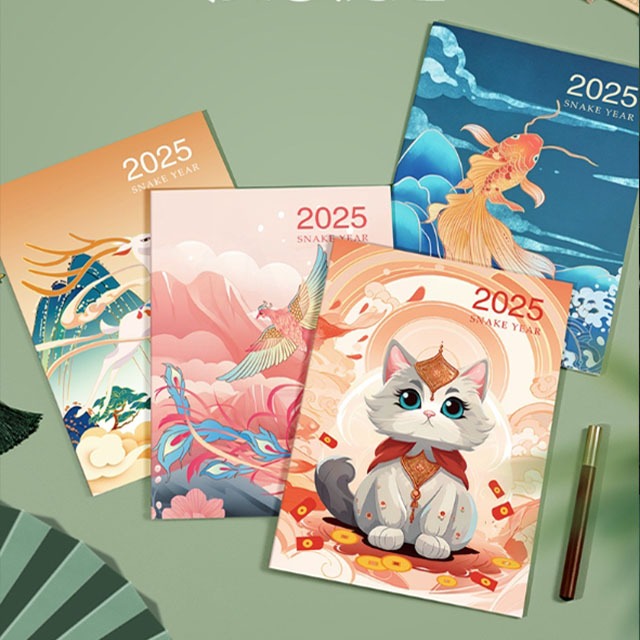 2025 A4 Chương trình nghị sự Người tổ chức Lịch Nhật ký Hàng tháng / Hàng ngày / Tuần Kế hoạch Sổ tay Hiệu quả Sổ tay Giải phóng mặt bằng Sách dự thảo